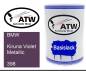 Preview: BMW, Kiruna Violet Metallic, 398: 500ml Lackdose, von ATW Autoteile West.